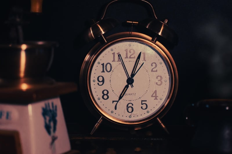 Steampunk clock - time travel